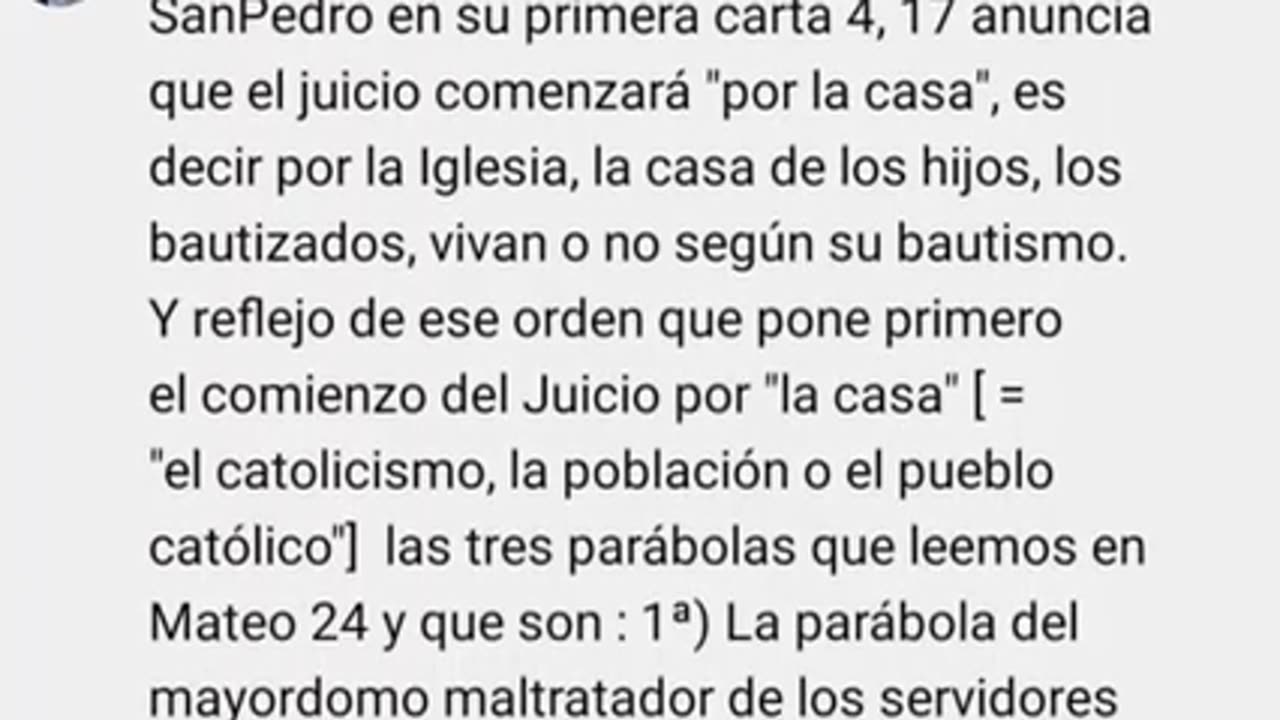 PARUSÍA 7: EL SACERDOTE HORACIO BOJORGE APOYA PÚBLICAMENTE LA PROPUESTA DE OZAETA SOBRE LA PARUSÍA