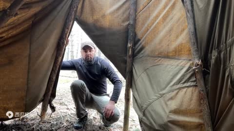 1 ___ Camping in tents with my daughter - baking pizza in the oven