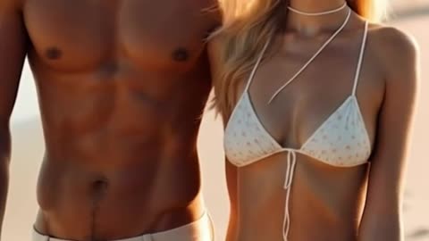 Walking on the beach