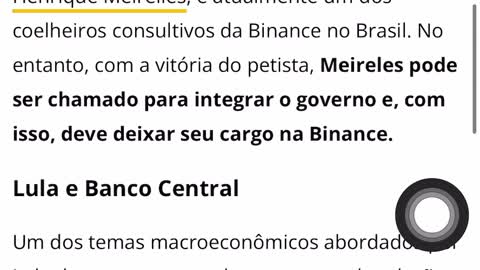 FOI ISSO QUE LULA FALOU SOBRE O BITCOIN 😱🥶