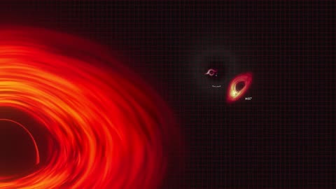 NASA Animation Sizes Up the Biggest Black Holes