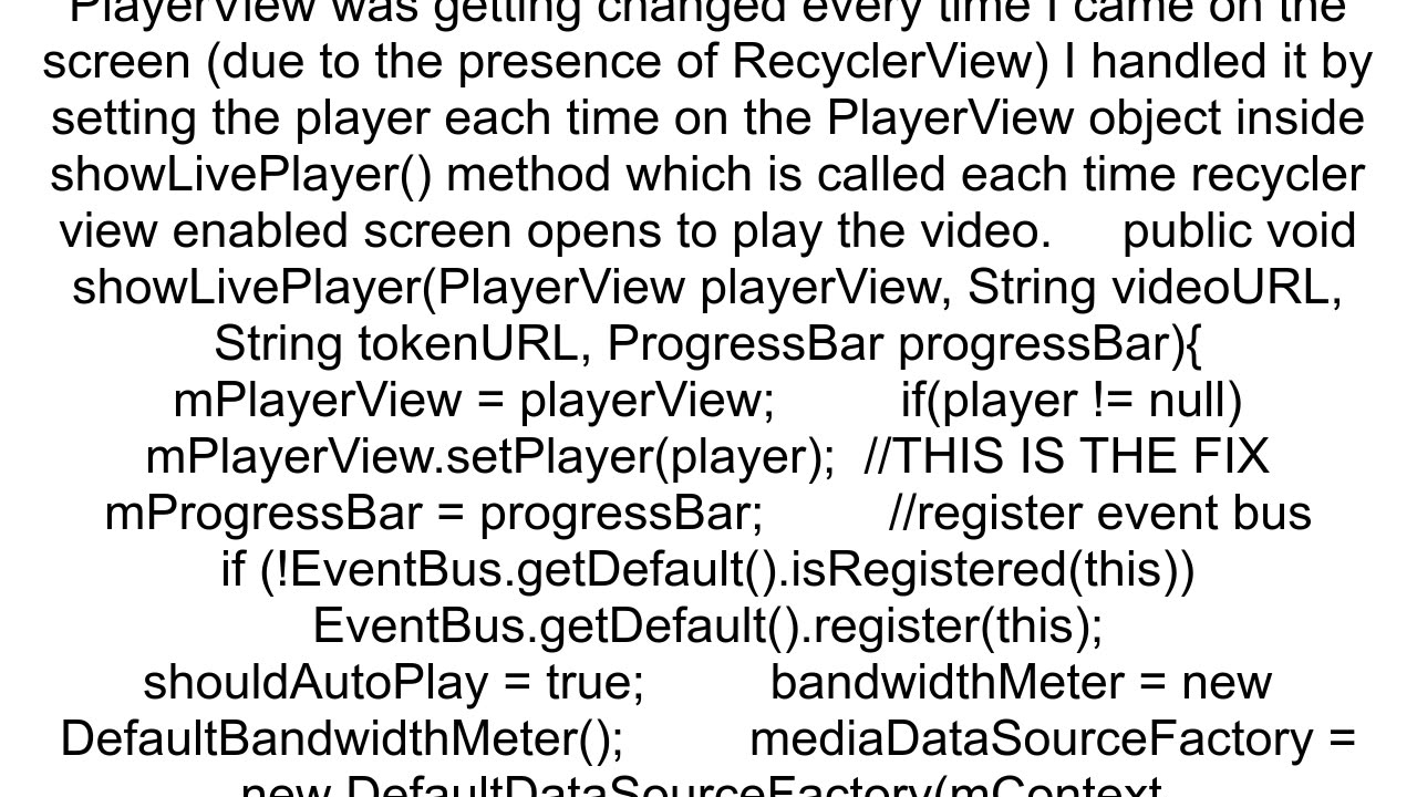 Exoplayer not playing video only audio plays