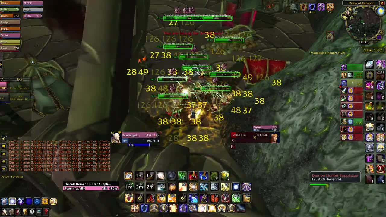 TBC Paladin AOE Solo Farm.