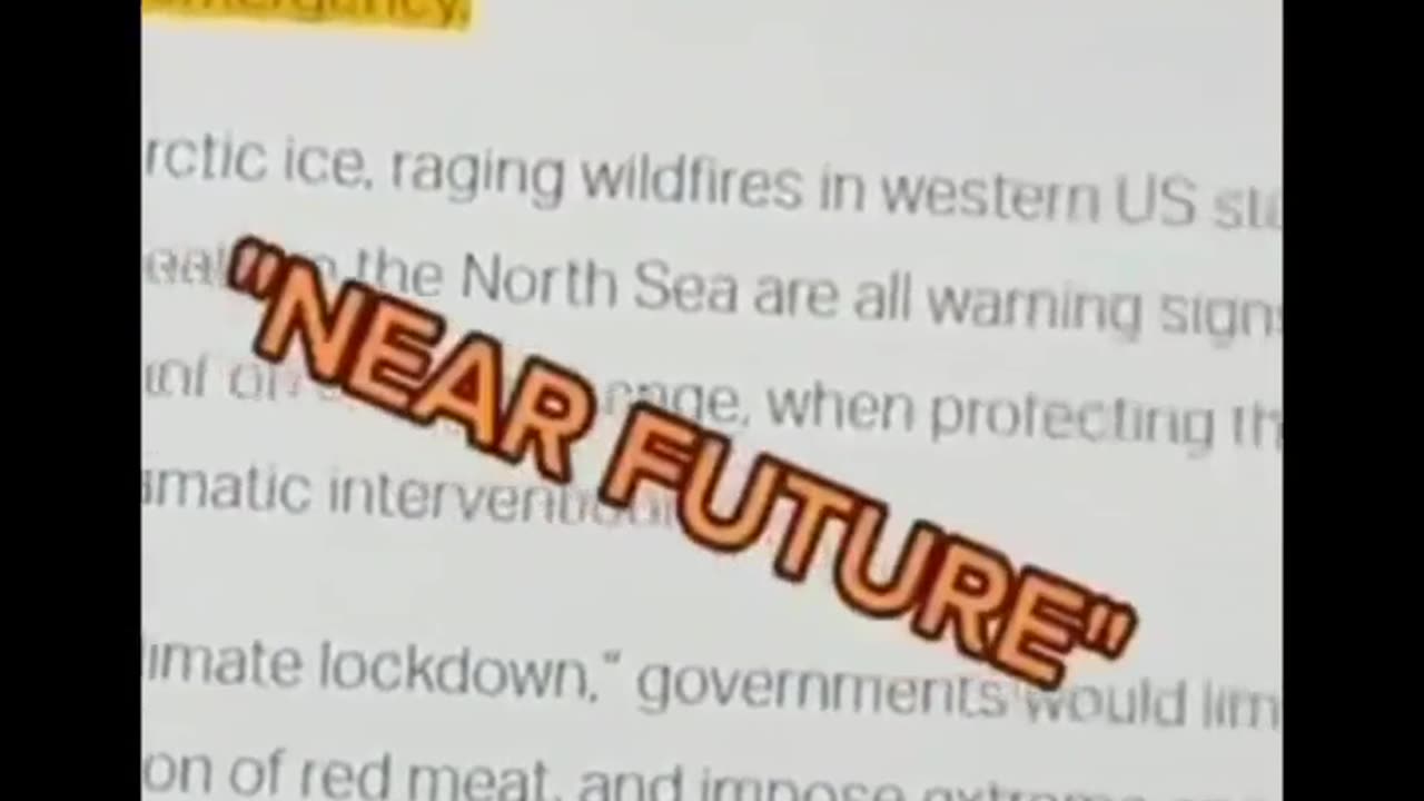 Climate lockdowns?