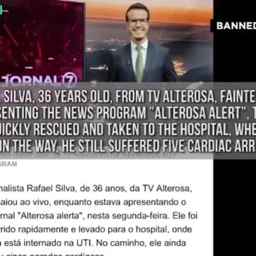 Brazilian journalist collapses and has heart attack days after 3rd Covid shot