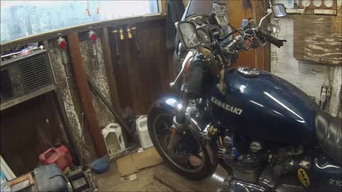 Taking the bike off the lift