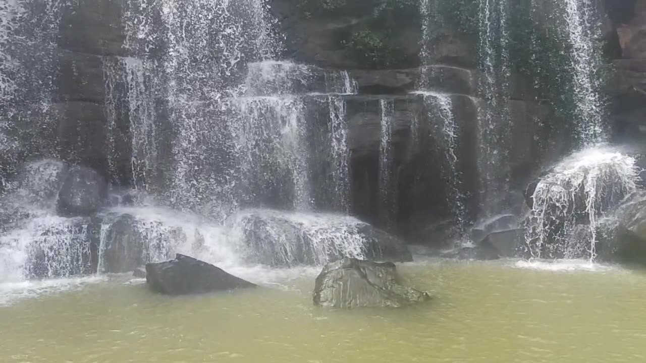 Natural waterfall in India