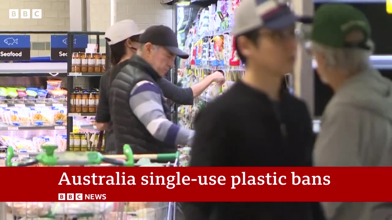 Australia bans more single-use plastics - BBC News