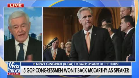 Newt Gingrich Shreds the Never-McCarthy House Republicans