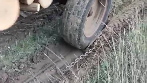 Smart installation for transporting firewood in the field