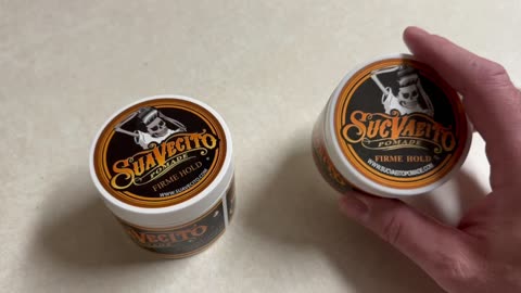 Real @suavecitopomade vs fake Amazon knockoff