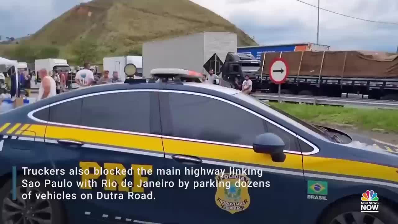 Brazilian Truckers Create Multiple Blockades In Support Of Bolsonaro