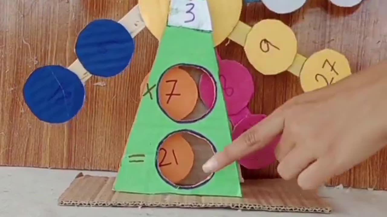 How to Make a Spinning Wheel For Card board / Easy And Simple M