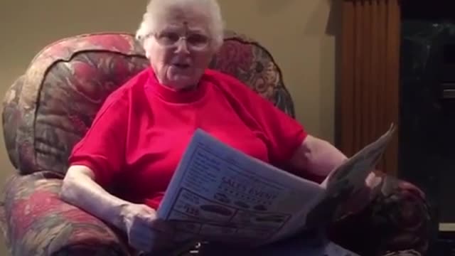 Airhorn prank on deaf Grandma | ORIGINAL