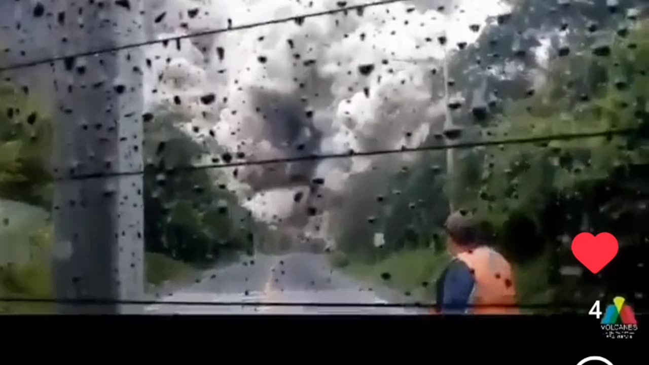 Escaping A Volcano In Guatemala
