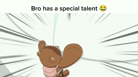 Bro has a special talent