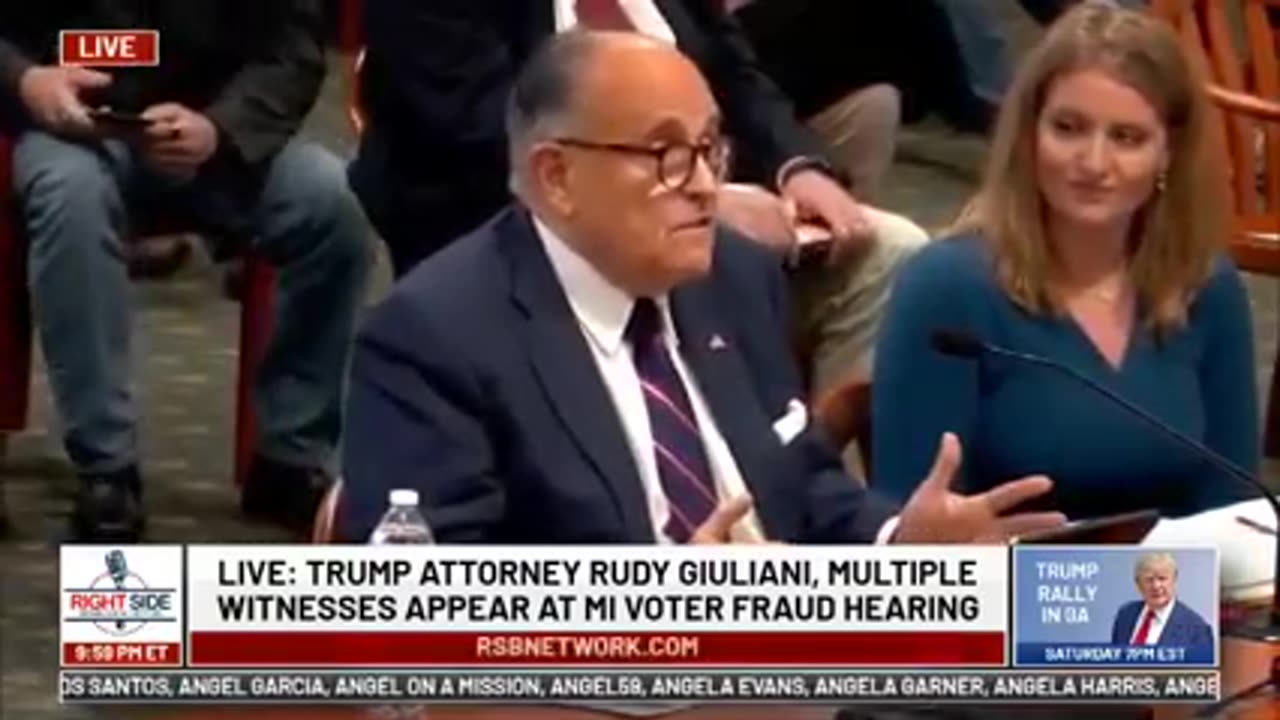 History, 2020 Rudy Giuliani presents CONCRETE VOTER FRAUD EVIDENCE