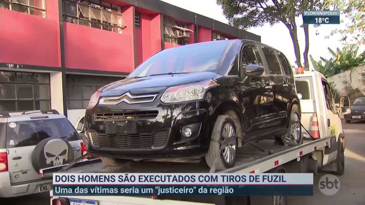 Homens são executados a tiros de fuzil em bar | SBT Brasil (26/05/22)