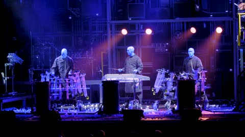 Blue Man Group ROCKS on Paint Drums LIVE (PVC III)