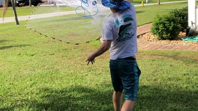 8 foot radius cast net... fast “how to”