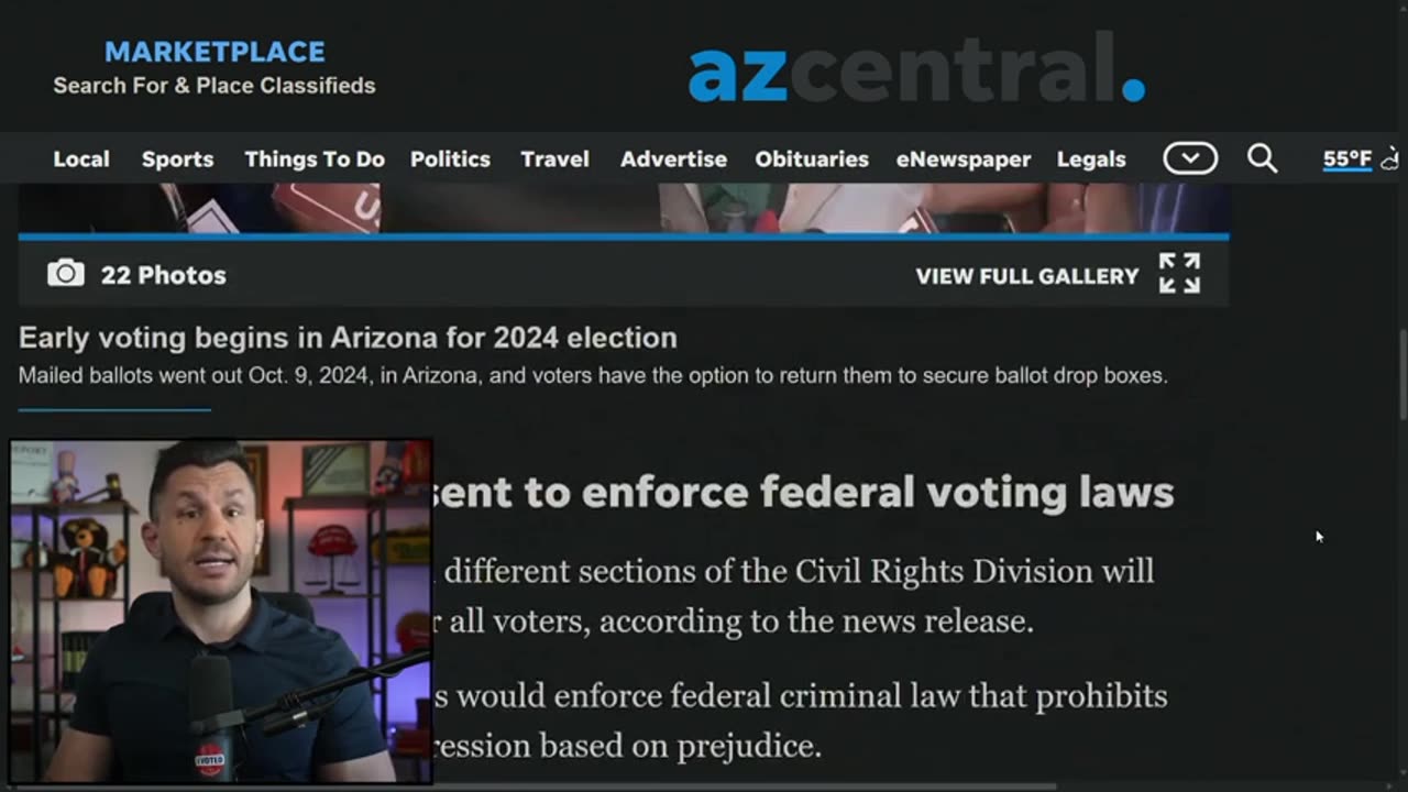 Airzonia FOB election worker Theft Connected to Voter Fraud Investigation