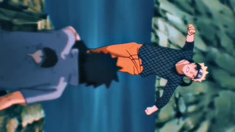 Naruto vs Sasuke the great legends of anime Naruto Shippuden. Their battle at the final valley