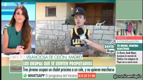 Éste " okupa " teme que el propietario le quite el chalet. 🤣🤣🤣