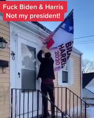 City of Milfotrd told me to take my Trump Flag down