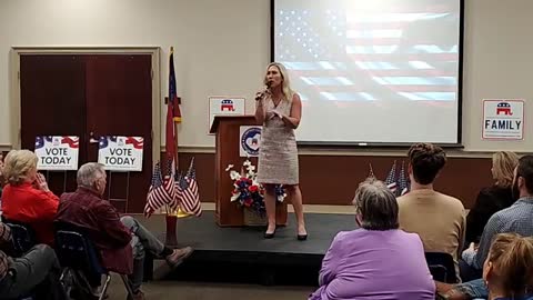 Hanging out with Patriots at the Lumpkin County Republican Party.