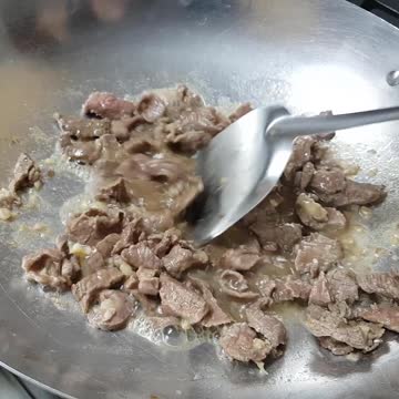 Fried beef recipe