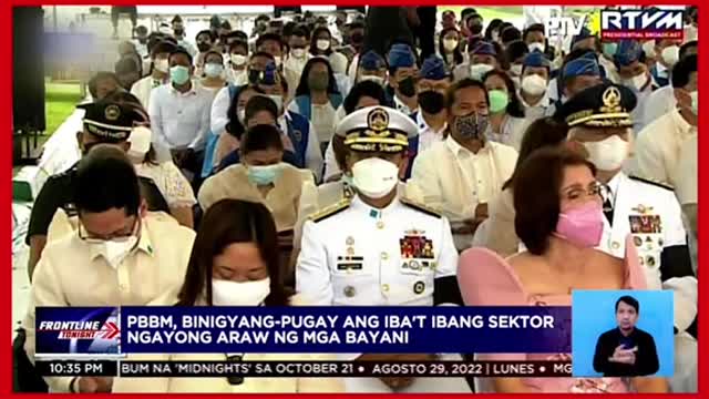 PBBM, binigyang-pugay ang iba't ibang sektor ngayong Araw ng mga Bayani