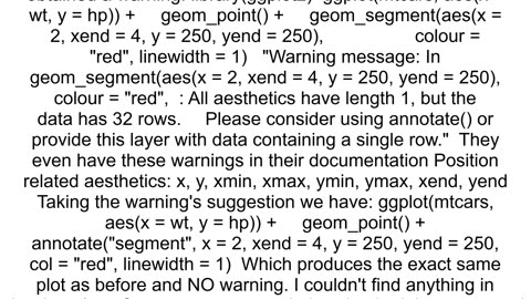 Add horizontal line to ggplot for specified interval of x axis