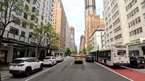 4K New York City NYC Queens to Manhattan Harlem Washington Heights & Back Day & Night Time ASMR