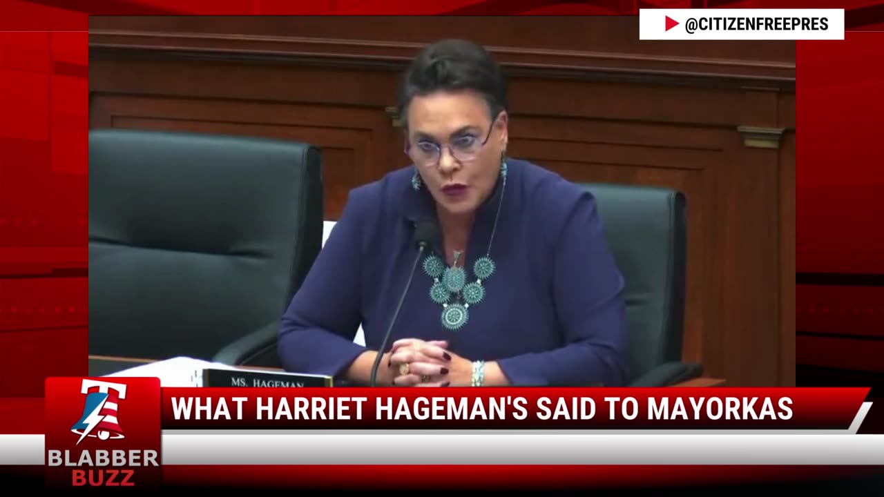 What Harriet Hageman's Said To Mayorkas