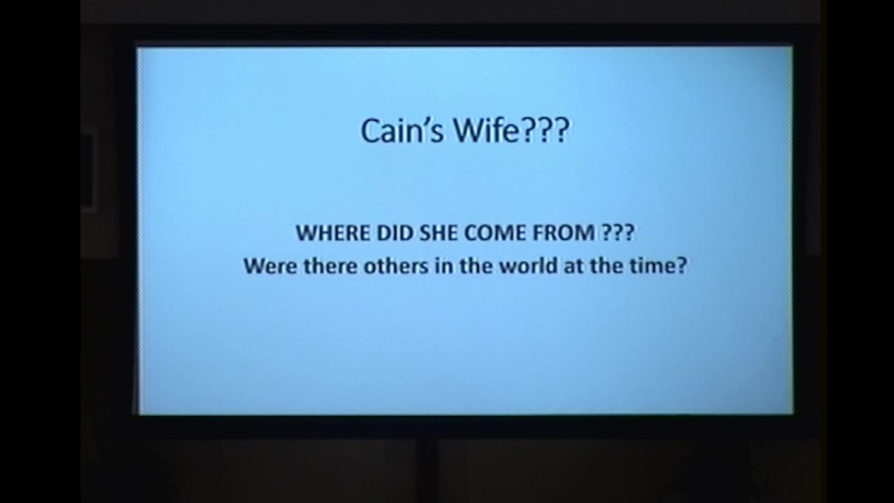 Winton Road First Church of God: The Mystery of Cain's Wife