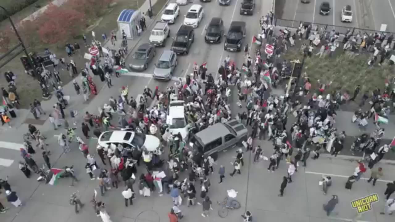 Minneapolis: Old Man Trapped by Pro-Palestine Protesters