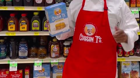 In Stores Now! Cousin T's Pancake Mix