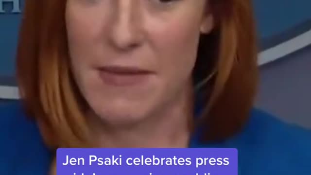 Jen Psaki celebrates pressaide's upcoming wedding at White House briefing