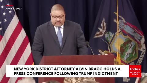 BREAKING- D.A. Alvin Bragg On Trump- 'We Cannot And Will Not Normalize Serious Criminal Conduct'