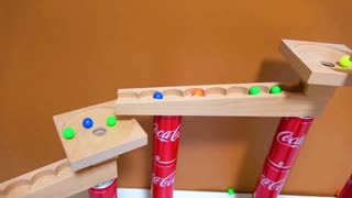 Marble Race Fun Part 1 - Coke and Wood