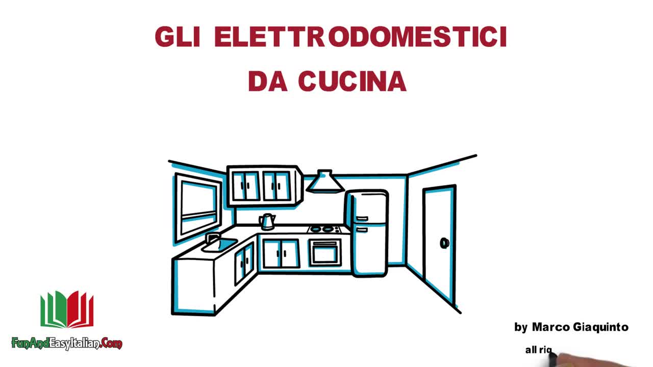 GLI ELETTRODOMESTICI DA CUCINA (lessico italiano)