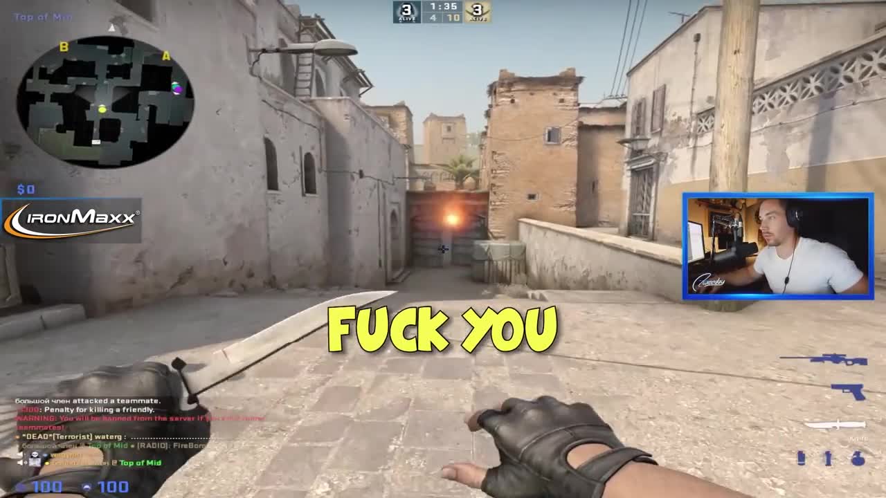 GLOBAL ELITE VS SILVER - Funny Moments CS:GO