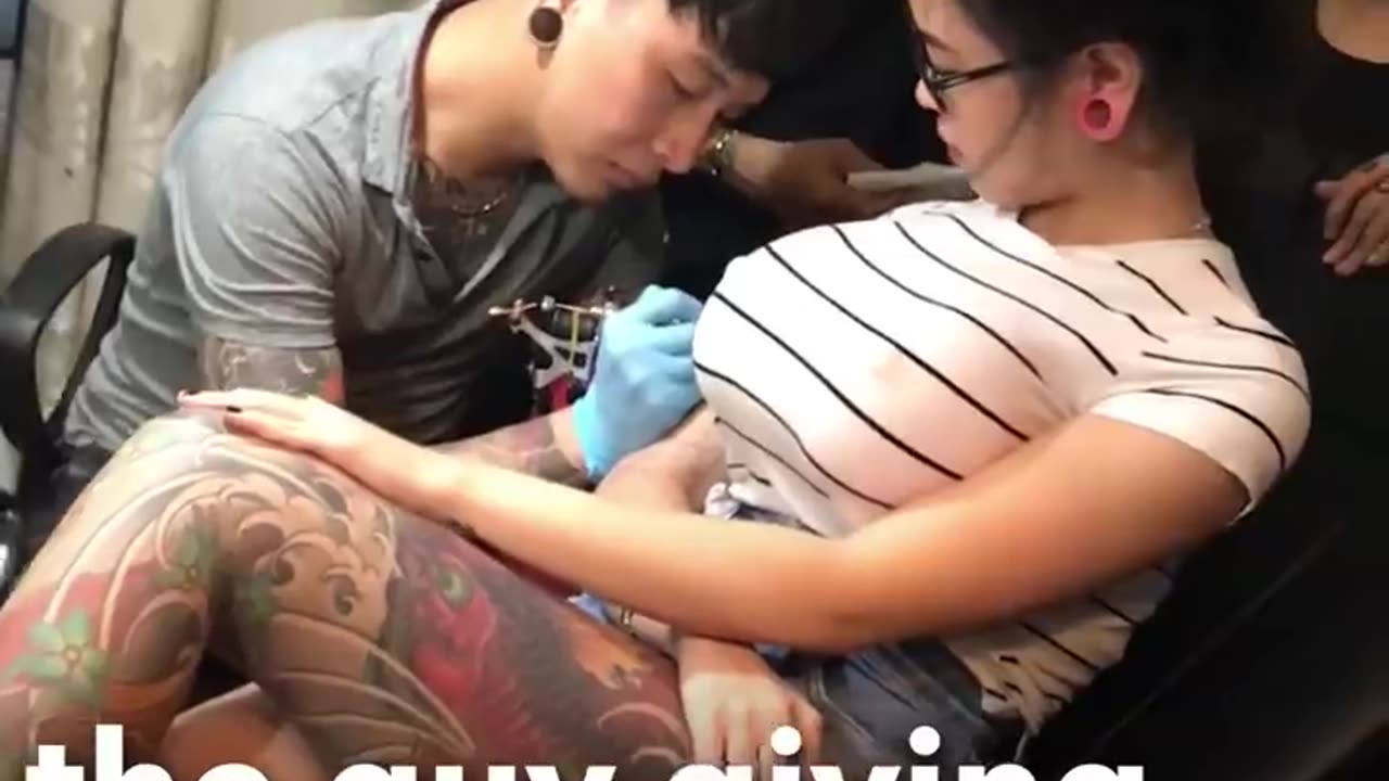 New prank prank tattoo effect viral video