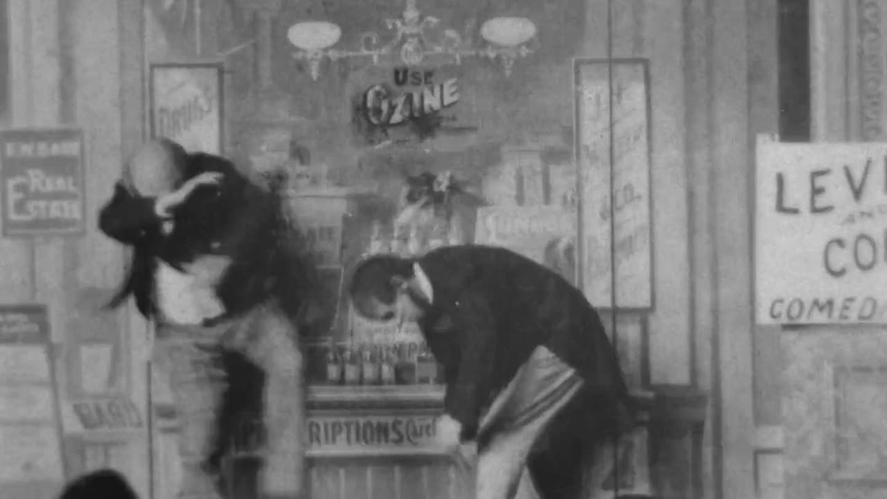 Levi & Cohen, The Irish Comedians (1903 Original Black & White Film)