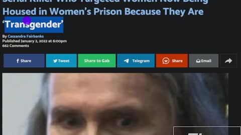 Trans Prisoner Gets Moved Into A Ladies Prison