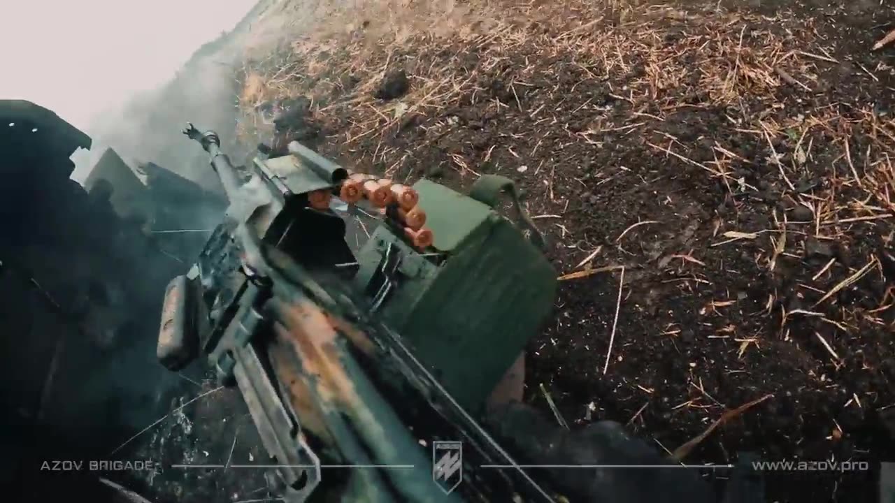 ⚔️ Ukrainian National Guard "Azov" Brigade Assault on Russian Positions | Real Combat Footage