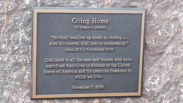 Sioux Falls Veterans Memorial Park, Going Home