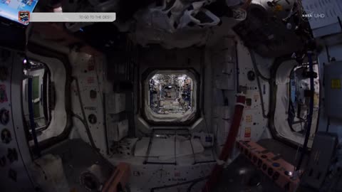 Space Station Fisheye Fly_ Through 4k (Ultra HD)