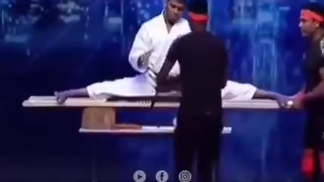 A self-confident person