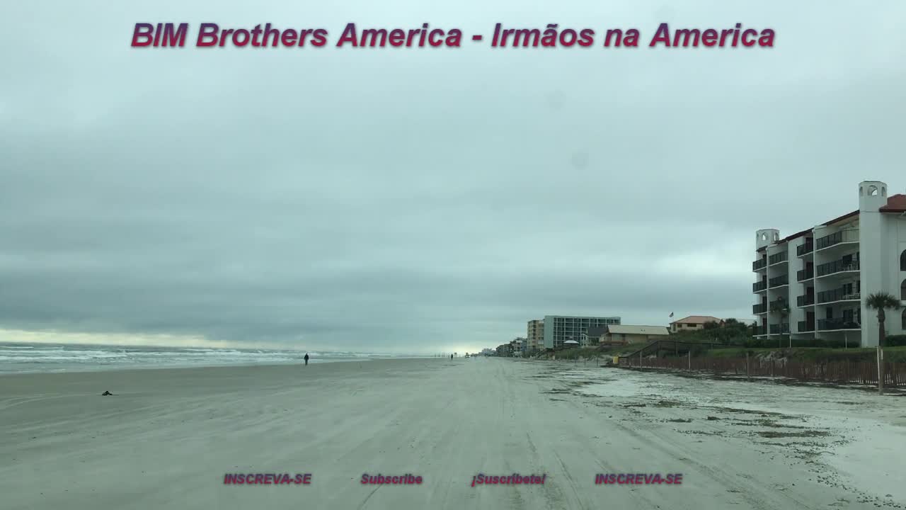 Andando de Carro na Praia de Daytona Beach + New Smyrna Beach + Florida + USA + EUA + Part 2/2